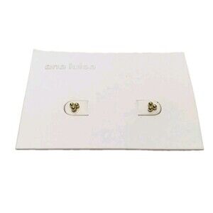 Ana Luisa Tiva Beaded Mini Stud Earrings Ear Jewelry Gold Balls 2nd Piercing